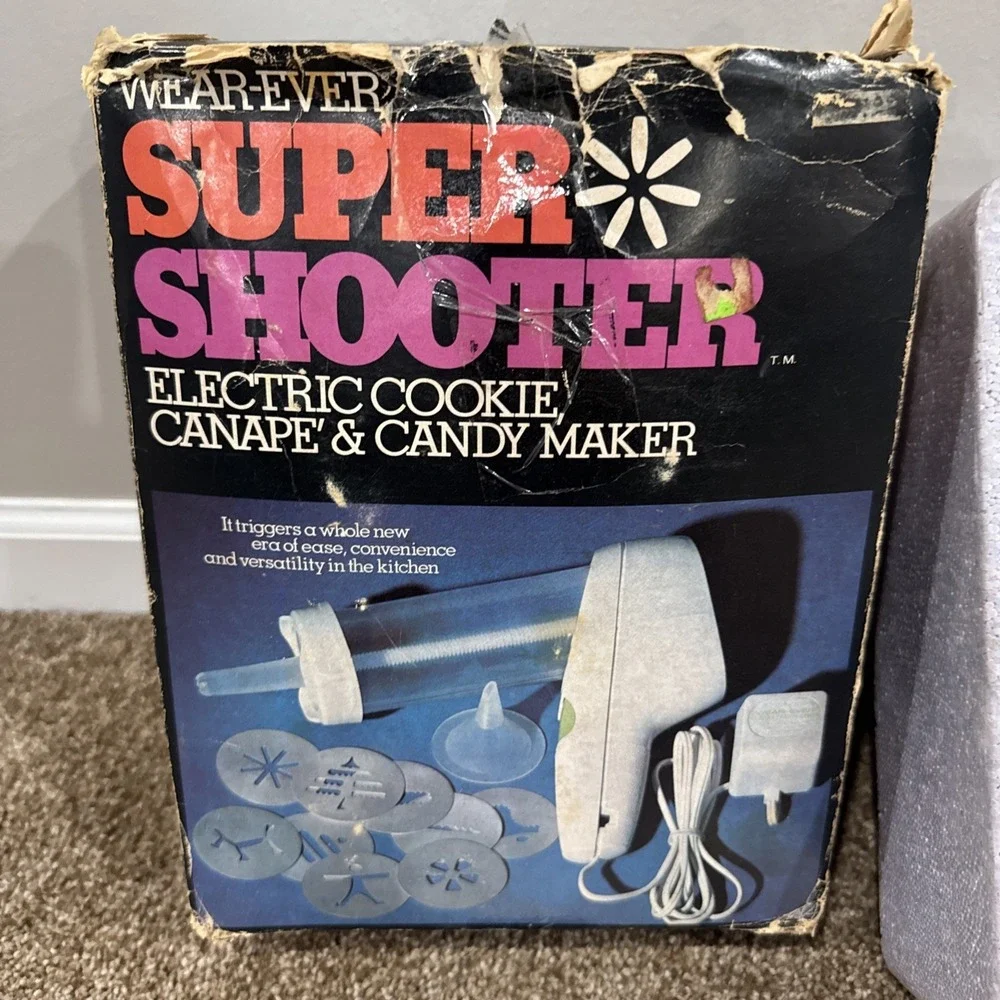 VTG Wear-Ever Super Shooter 70001 Electric Cookie Press FoodGun Complete TESTED
